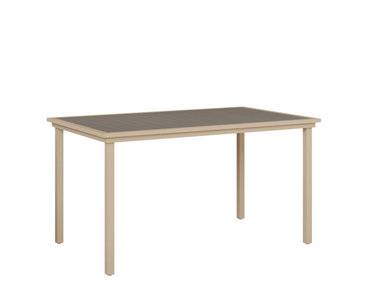 Berlin Gardens Vida 44" x 73" Rectangular Poly Bar Table