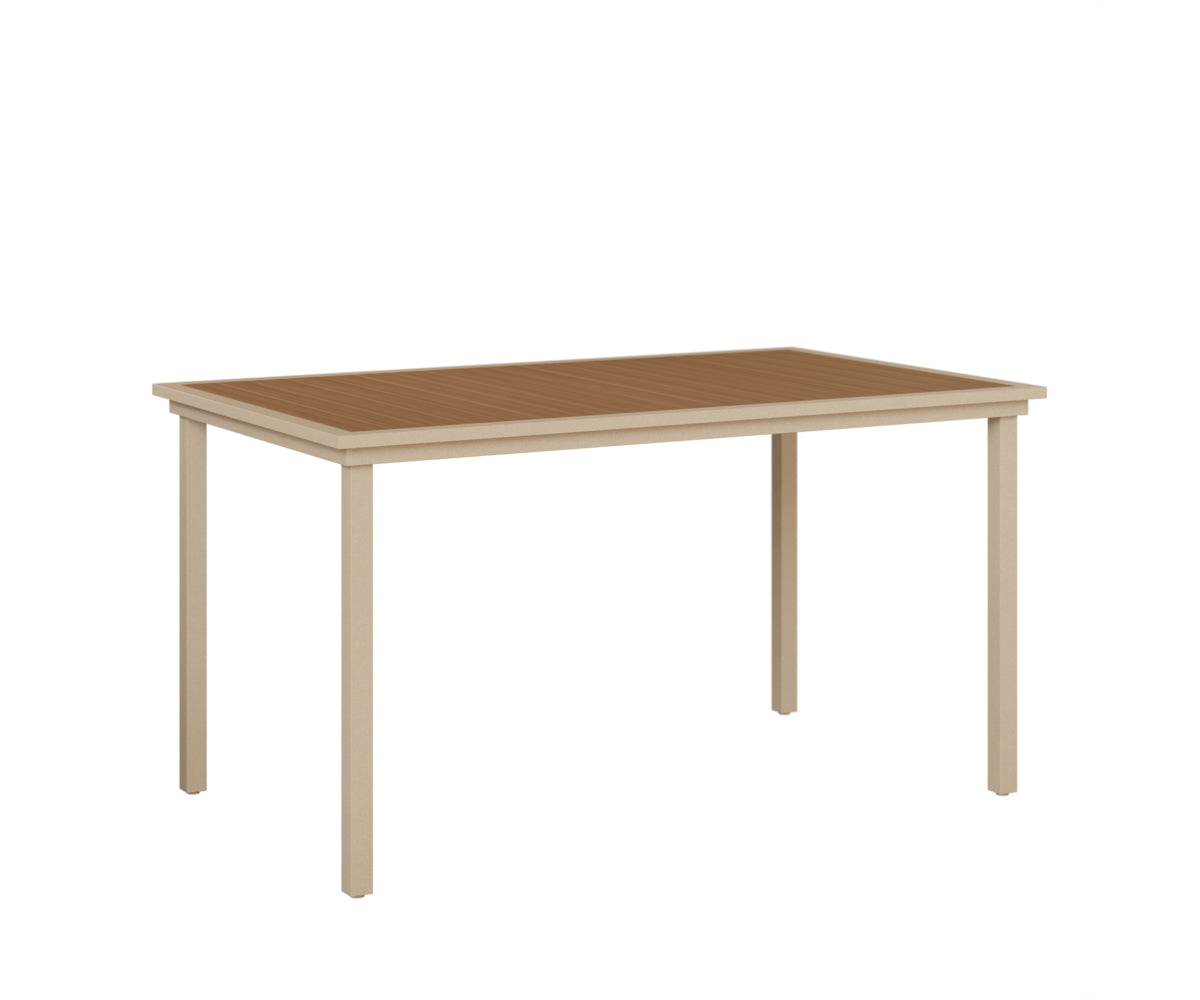 Berlin Gardens Vida 44" x 73" Rectangular Poly Bar Table