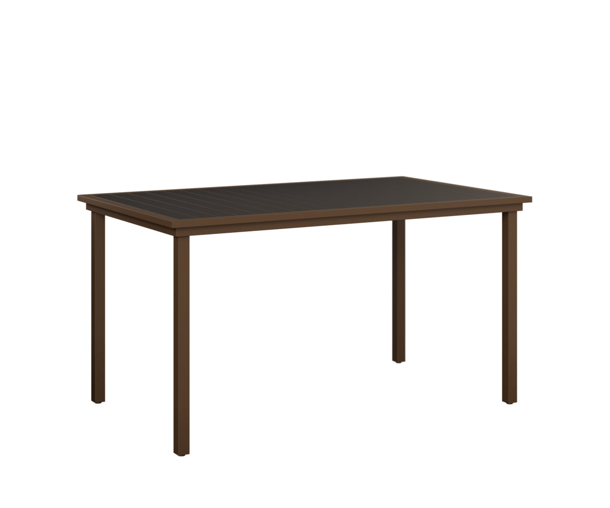 Berlin Gardens Vida 44" x 73" Rectangular Poly Bar Table