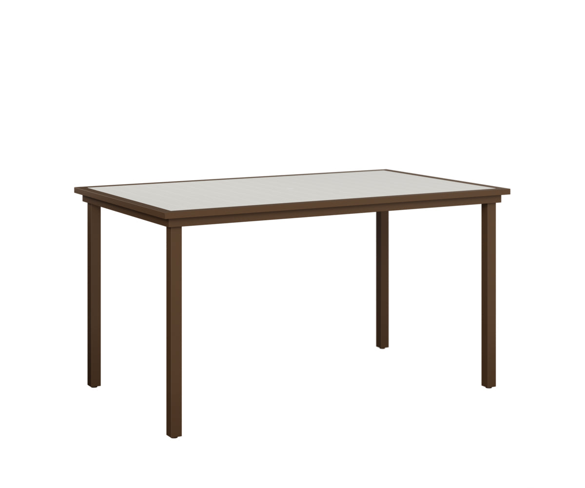 Berlin Gardens Vida 44" x 73" Rectangular Poly Bar Table