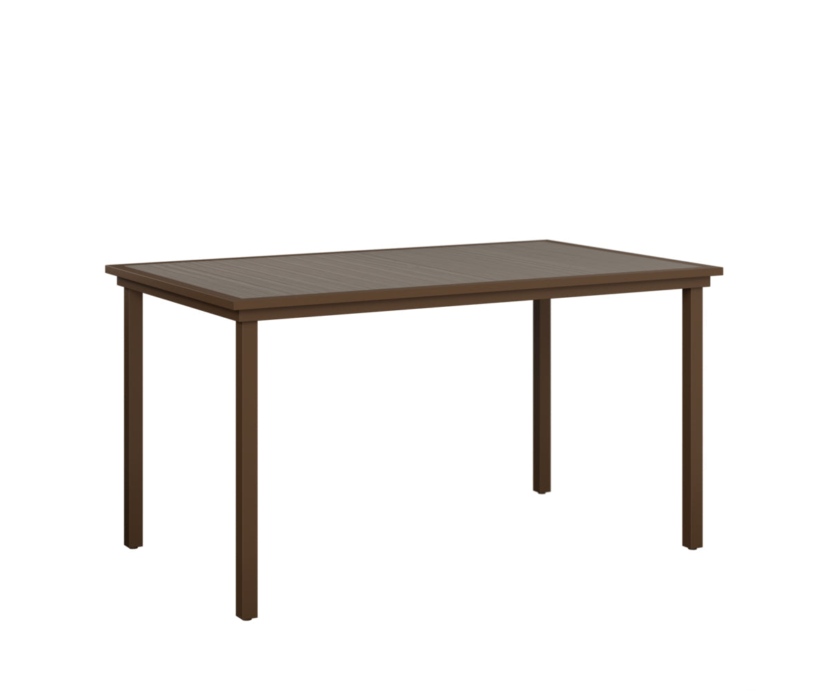Berlin Gardens Vida 44" x 73" Rectangular Poly Bar Table