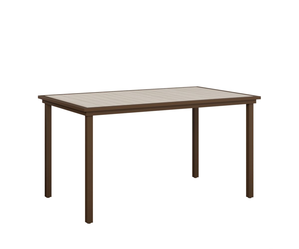 Berlin Gardens Vida 44" x 73" Rectangular Poly Bar Table