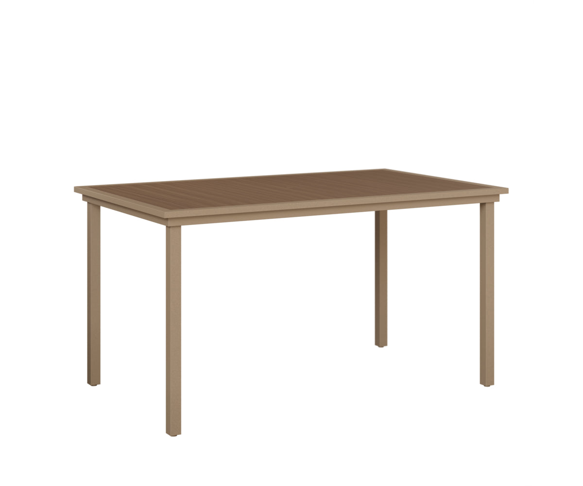 Berlin Gardens Vida 44" x 73" Rectangular Poly Bar Table