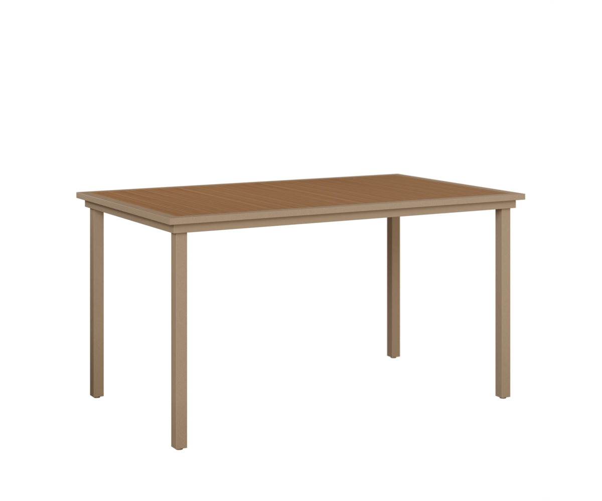 Berlin Gardens Vida 44" x 73" Rectangular Poly Bar Table