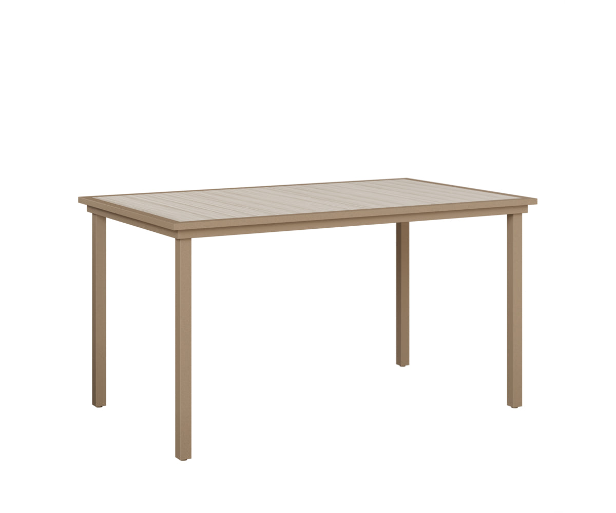 Berlin Gardens Vida 44" x 73" Rectangular Poly Bar Table