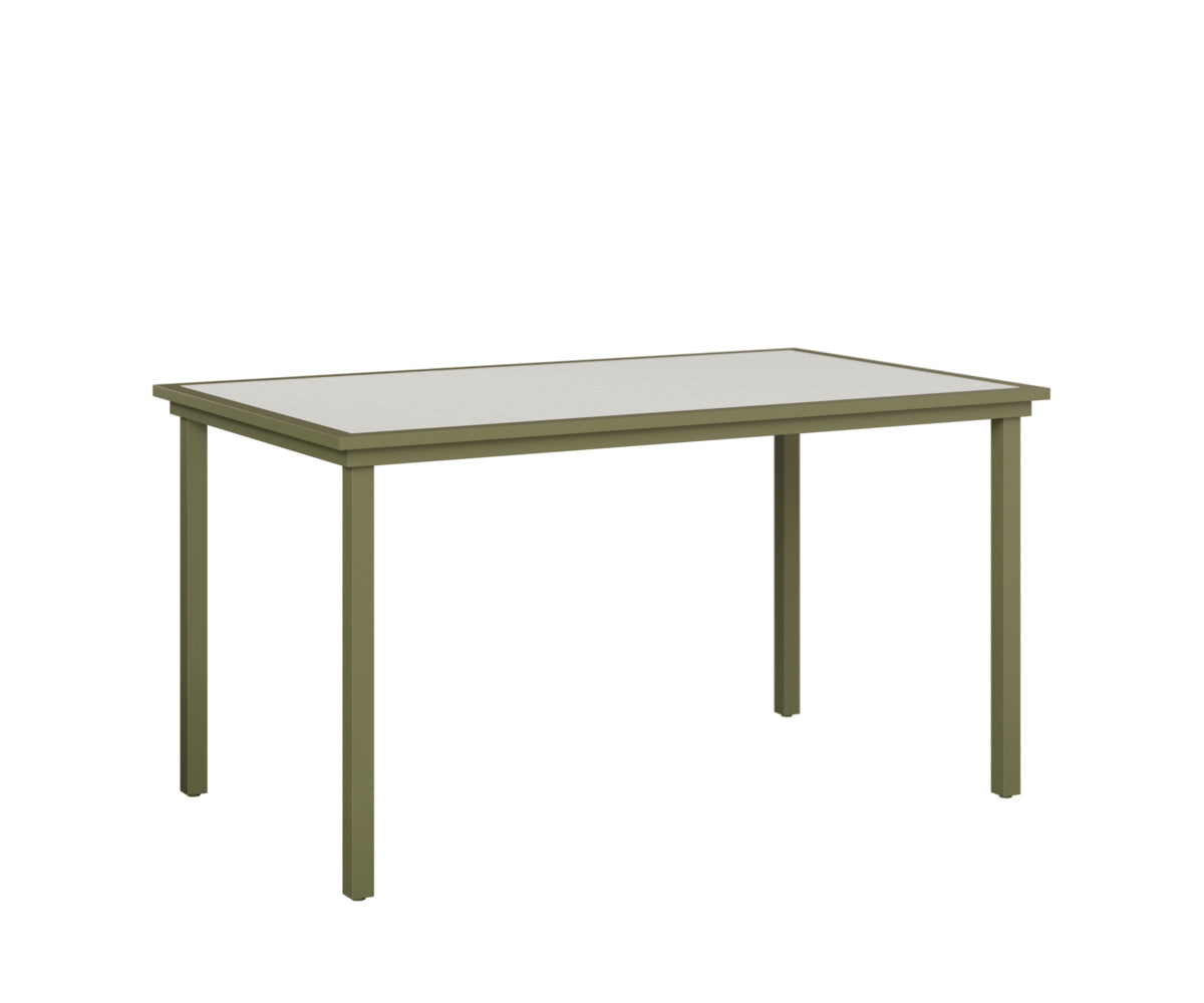 Berlin Gardens Vida 44" x 73" Rectangular Poly Bar Table