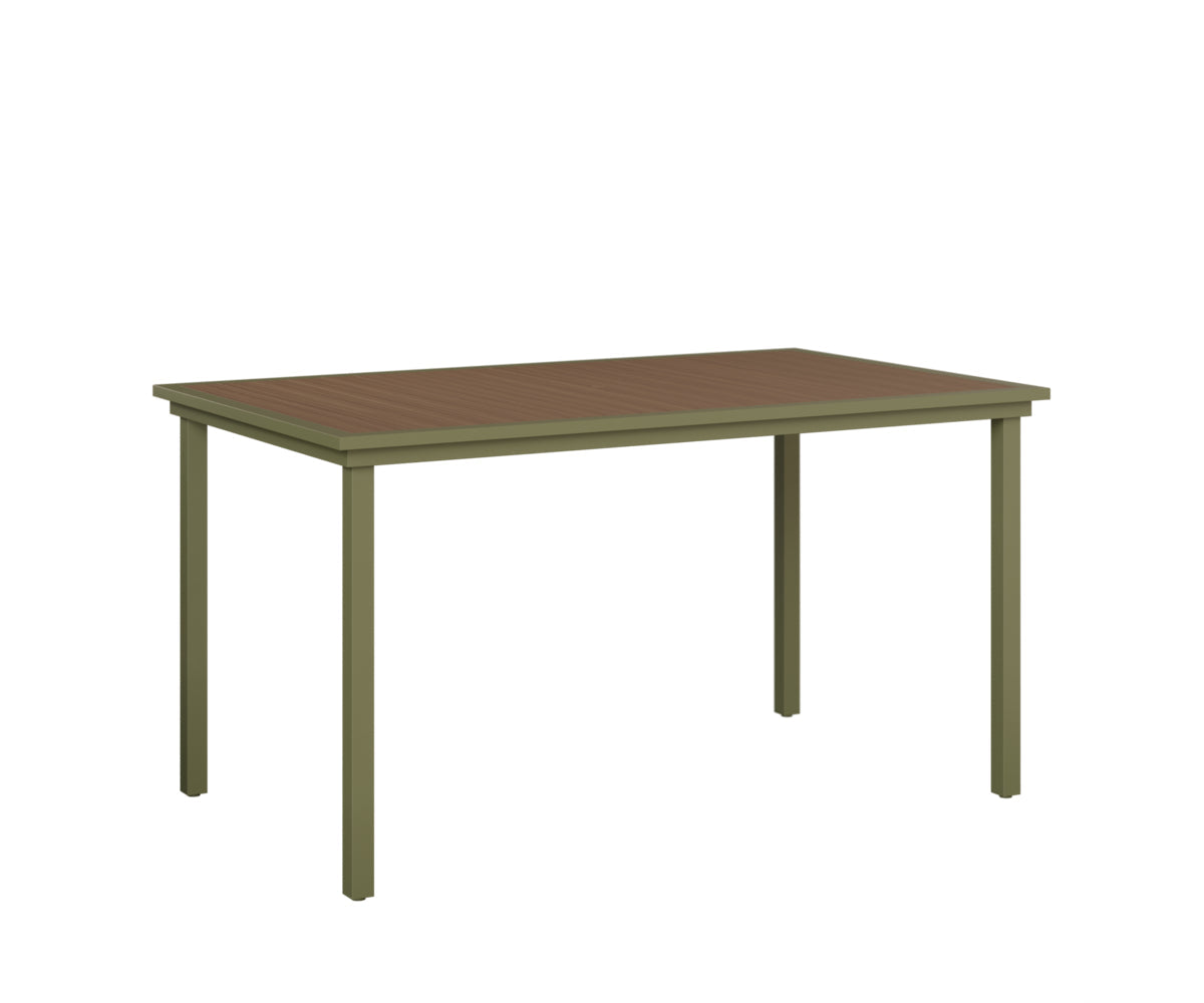 Berlin Gardens Vida 44" x 73" Rectangular Poly Bar Table