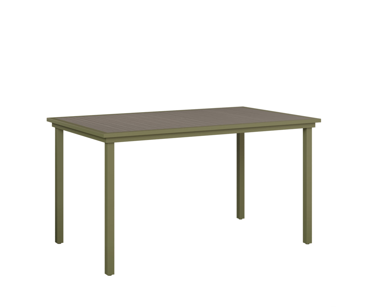 Berlin Gardens Vida 44" x 73" Rectangular Poly Bar Table