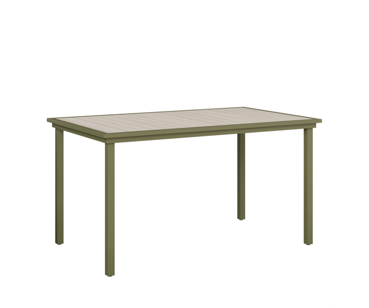 Berlin Gardens Vida 44" x 73" Rectangular Poly Bar Table