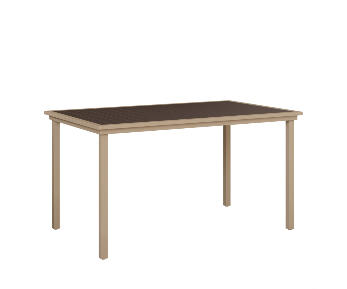 Berlin Gardens Vida 44" x 73" Rectangular Poly Bar Table