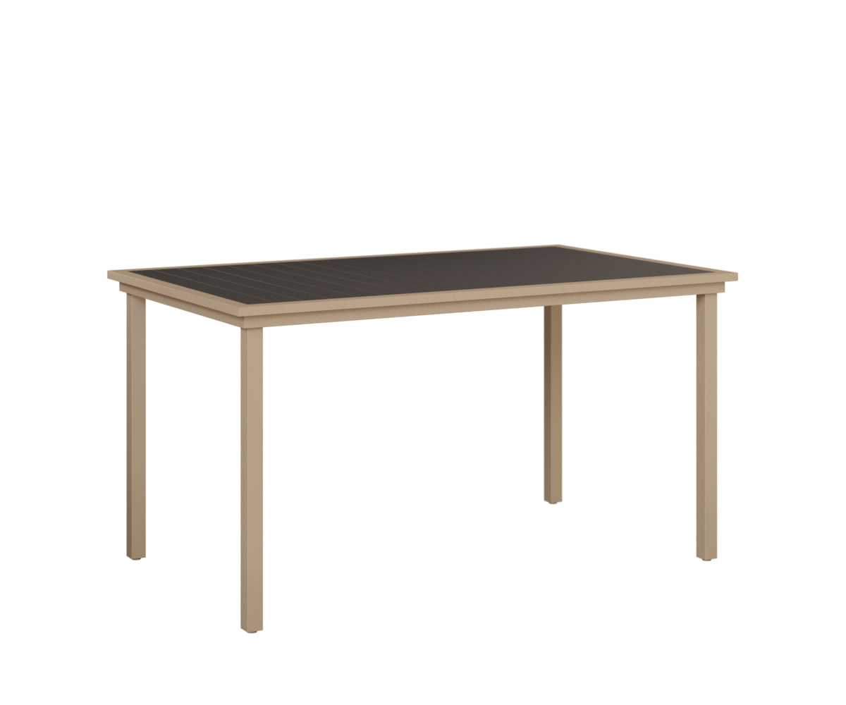 Berlin Gardens Vida 44" x 73" Rectangular Poly Bar Table