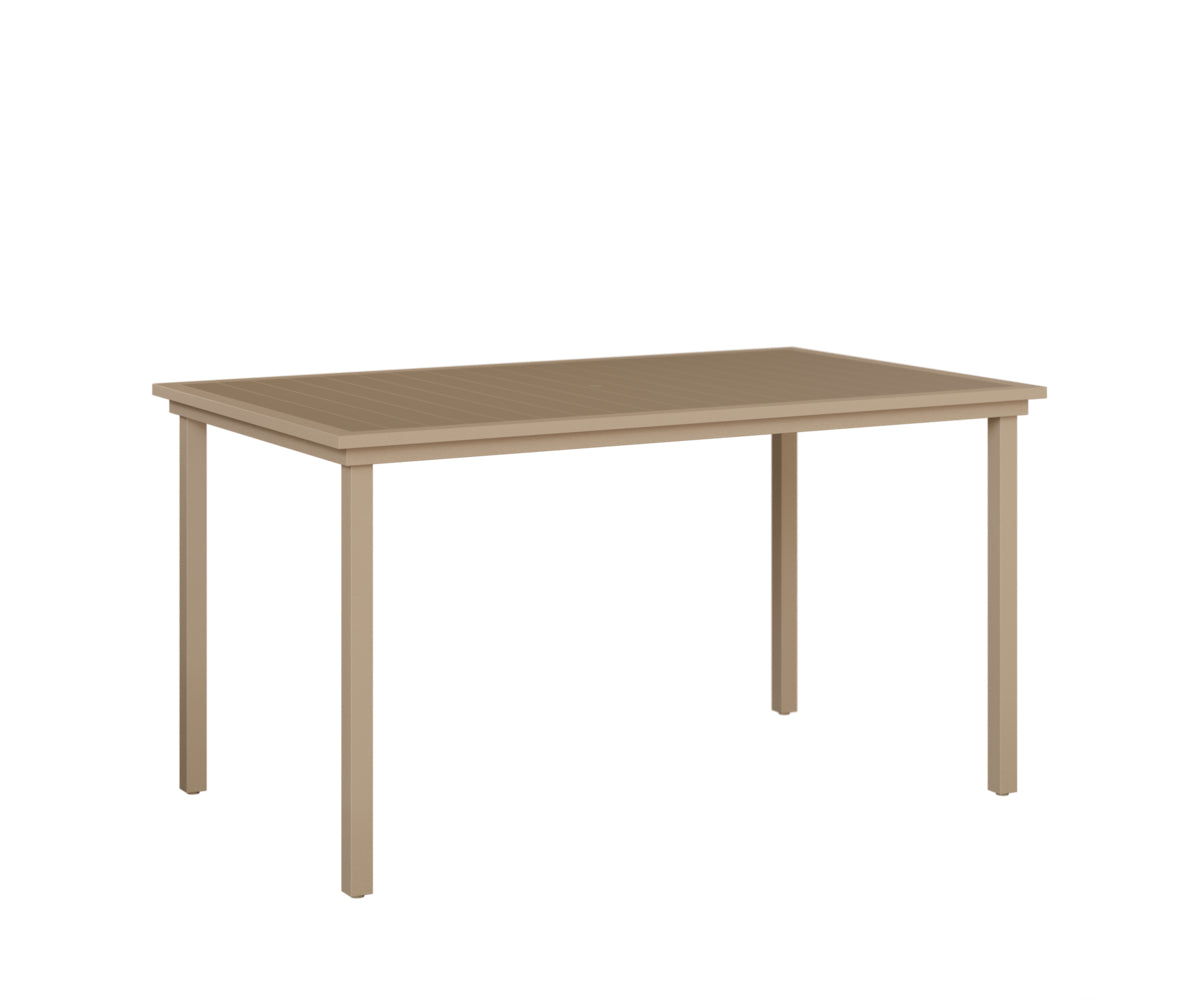Berlin Gardens Vida 44" x 73" Rectangular Poly Bar Table
