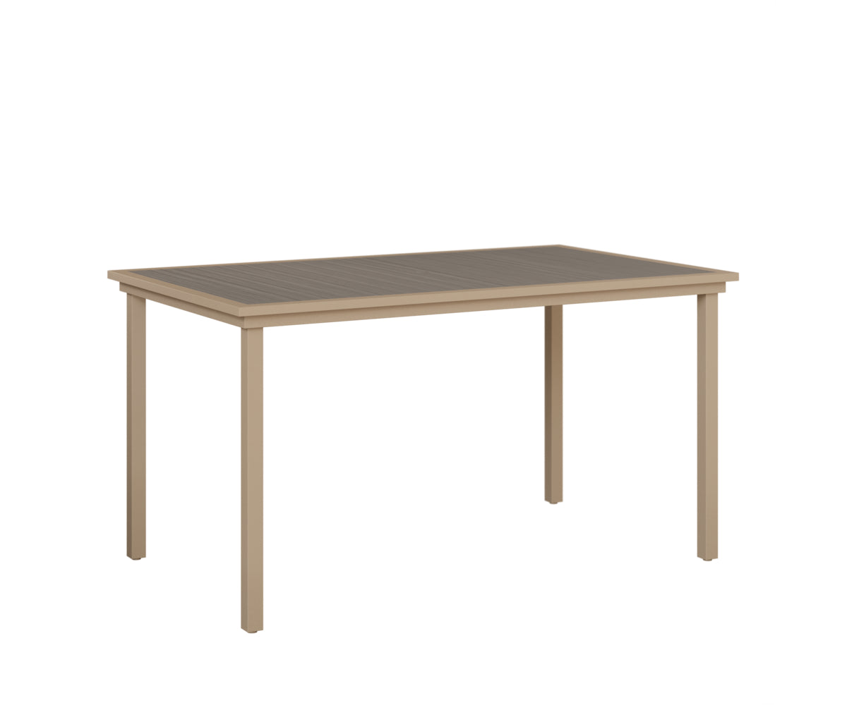 Berlin Gardens Vida 44" x 73" Rectangular Poly Bar Table