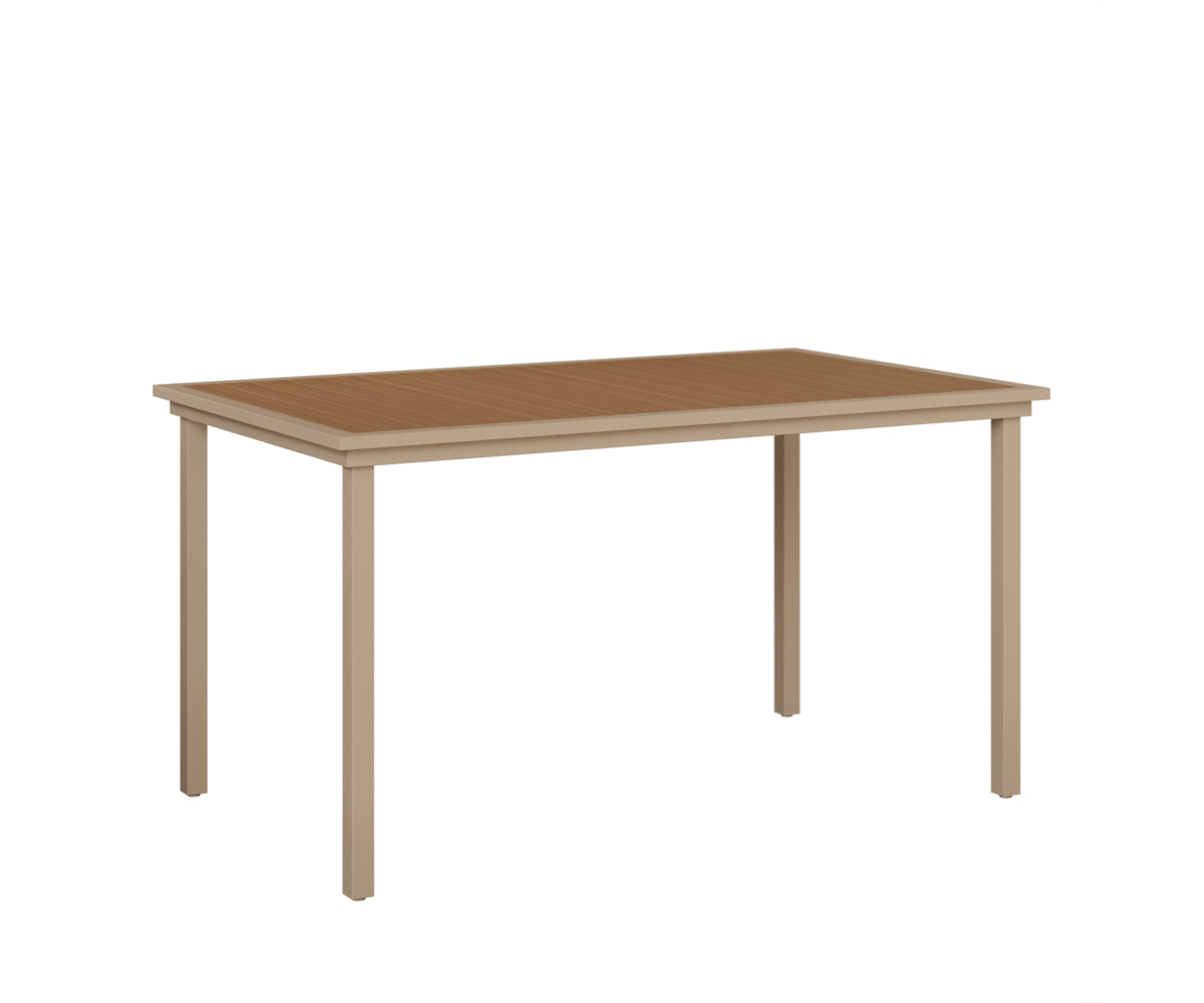 Berlin Gardens Vida 44" x 73" Rectangular Poly Bar Table