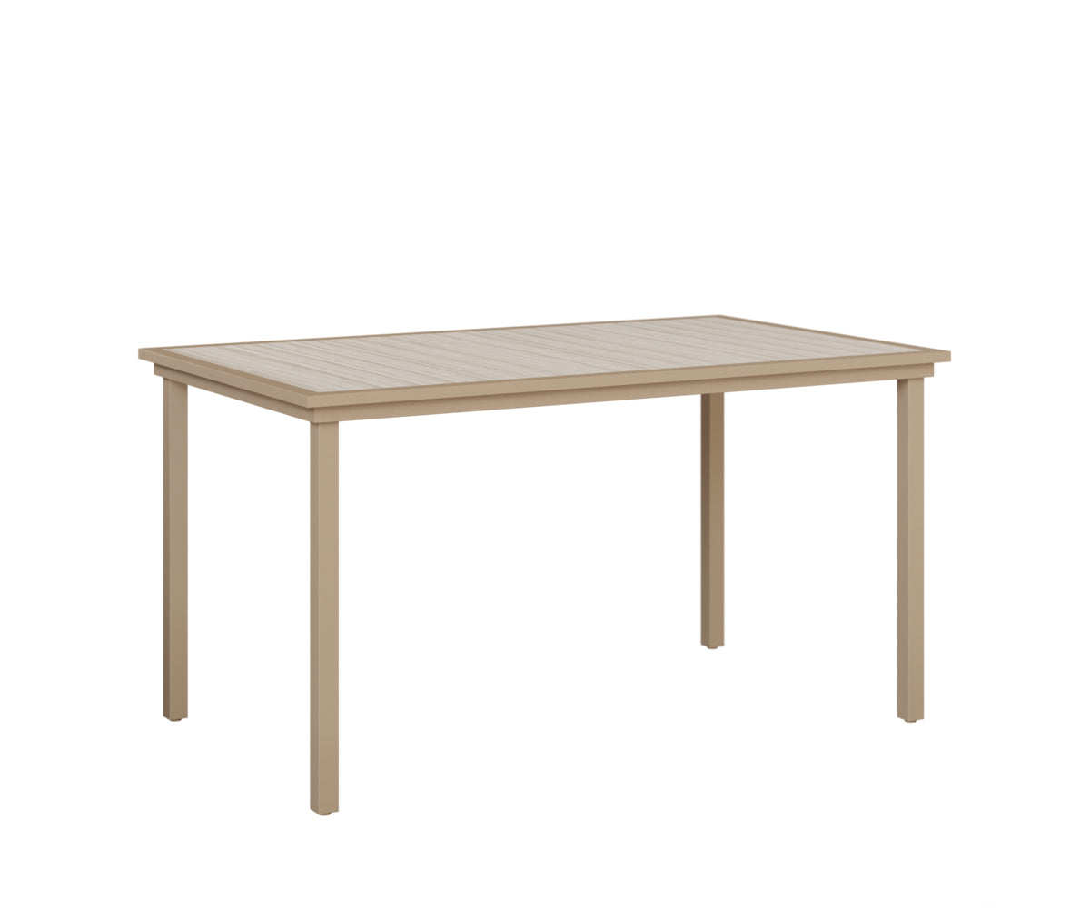 Berlin Gardens Vida 44" x 73" Rectangular Poly Bar Table