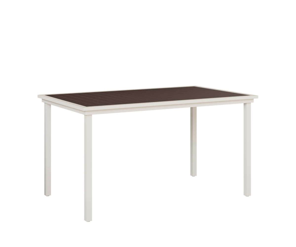 Berlin Gardens Vida 44" x 73" Rectangular Poly Bar Table