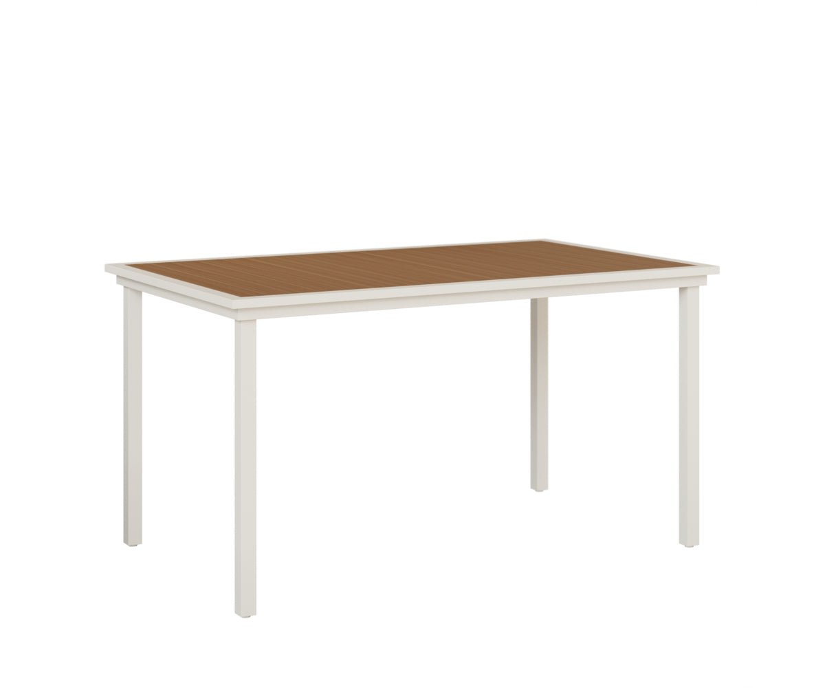 Berlin Gardens Vida 44" x 73" Rectangular Poly Bar Table