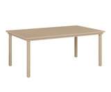 Berlin Gardens Vida 44" x 73" Rectangular Aluminum Dining Table