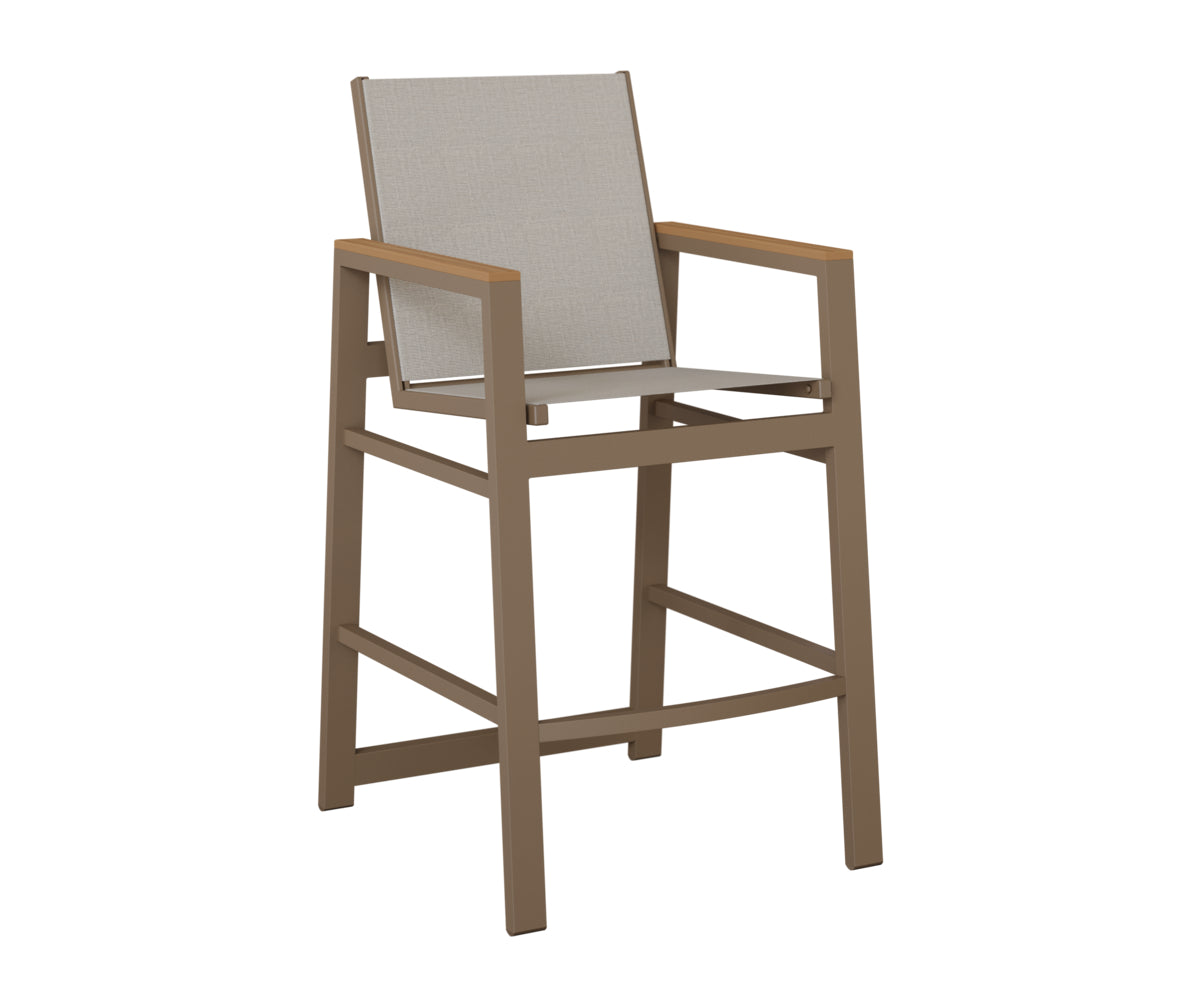 Berlin Gardens Vida Padded Sling Bar Chair
