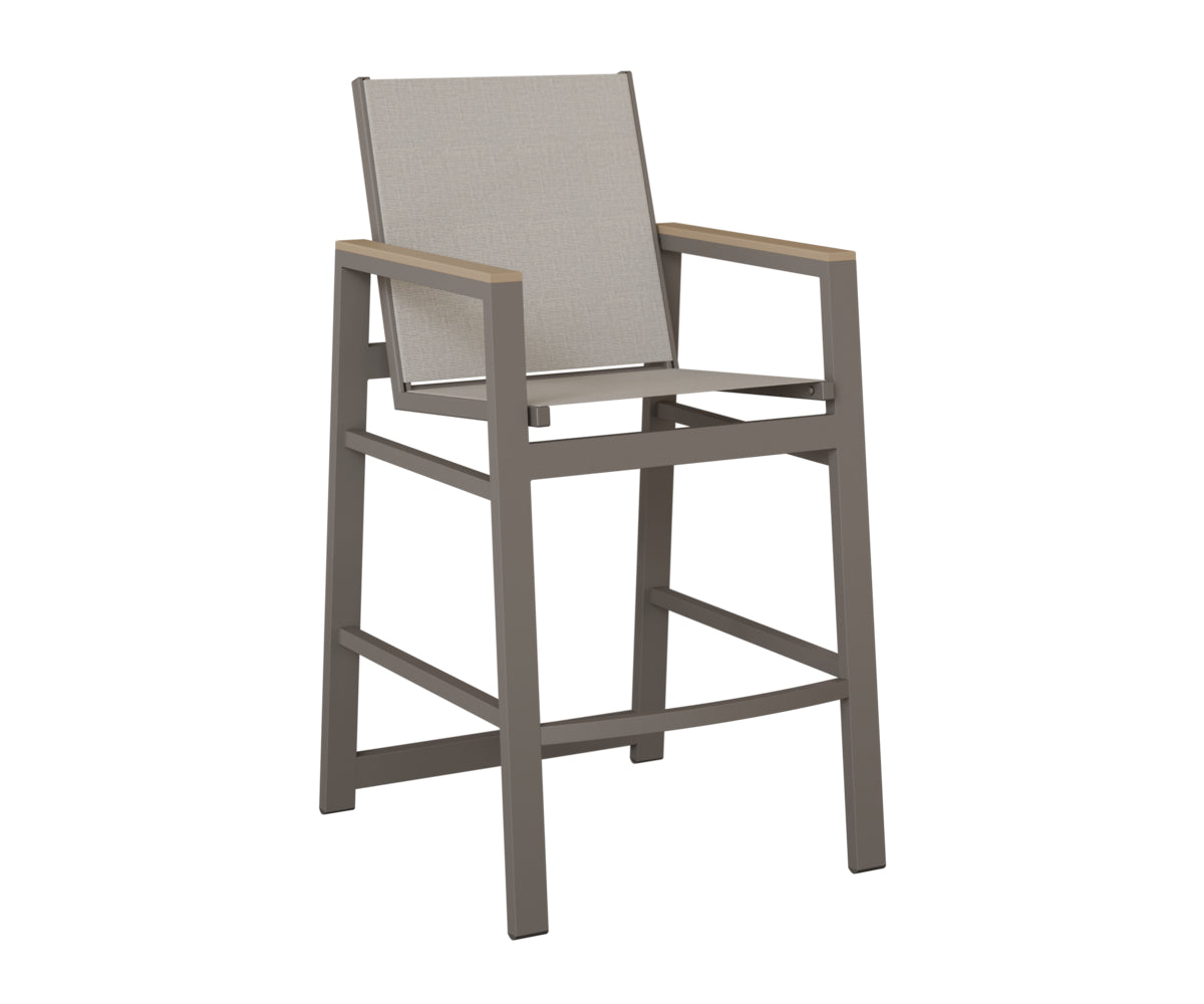 Berlin Gardens Vida Padded Sling Bar Chair