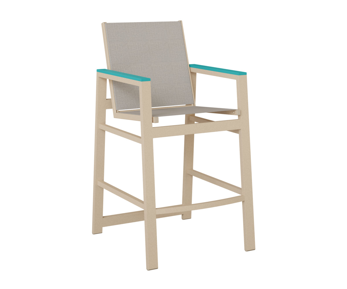 Berlin Gardens Vida Padded Sling Bar Chair