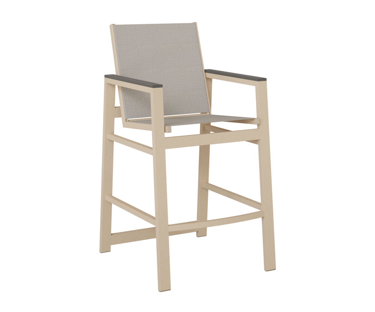 Berlin Gardens Vida Padded Sling Bar Chair