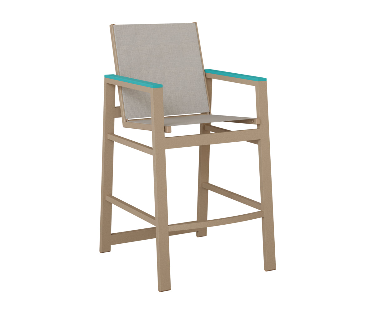 Berlin Gardens Vida Padded Sling Bar Chair