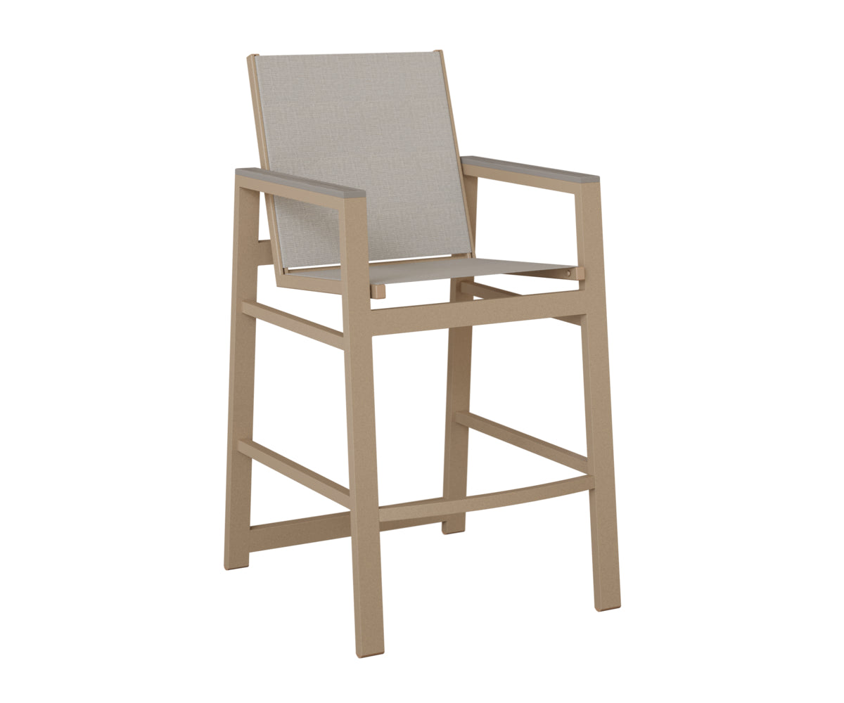 Berlin Gardens Vida Padded Sling Bar Chair