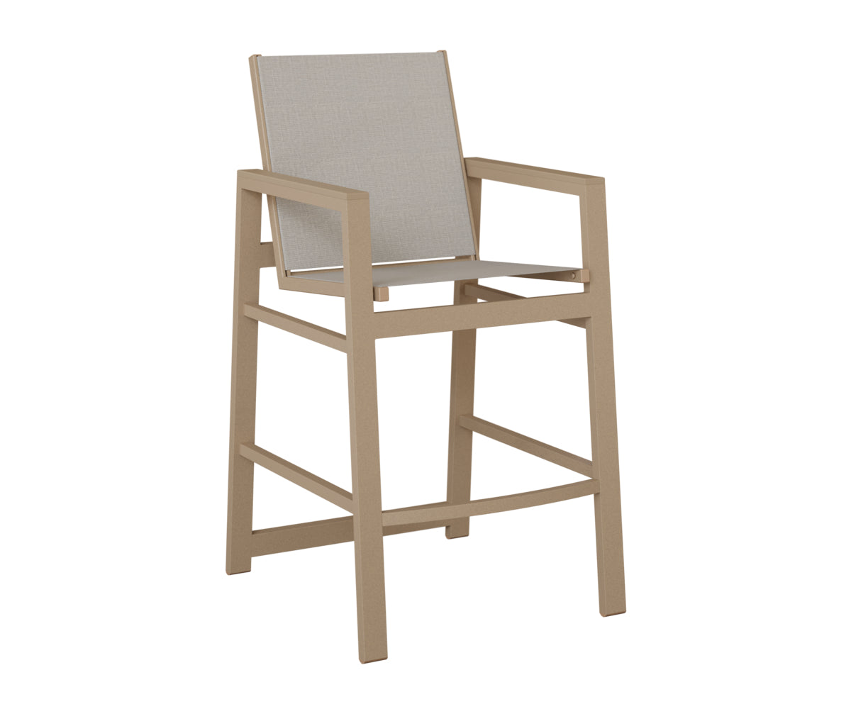 Berlin Gardens Vida Padded Sling Bar Chair
