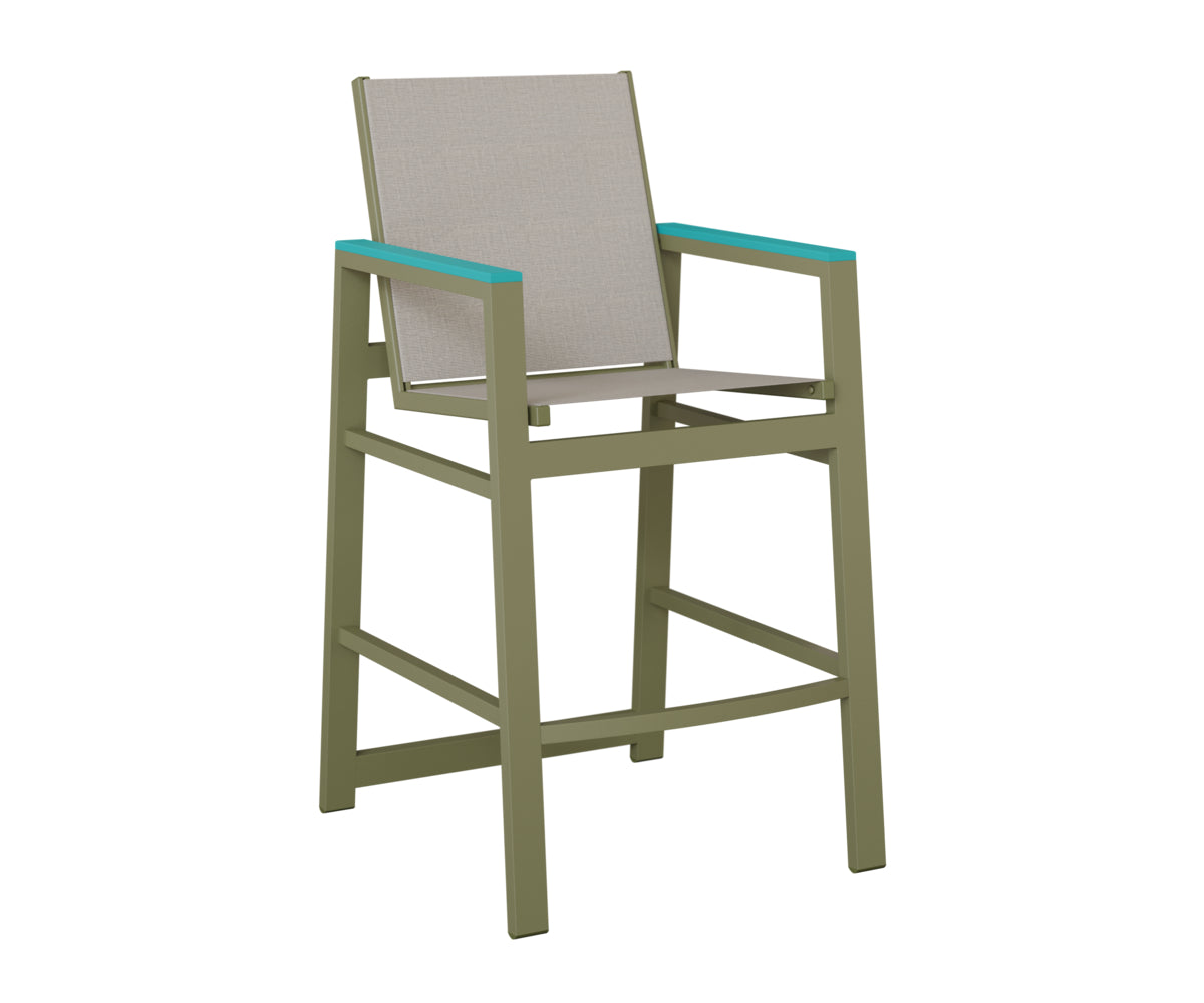 Berlin Gardens Vida Padded Sling Bar Chair