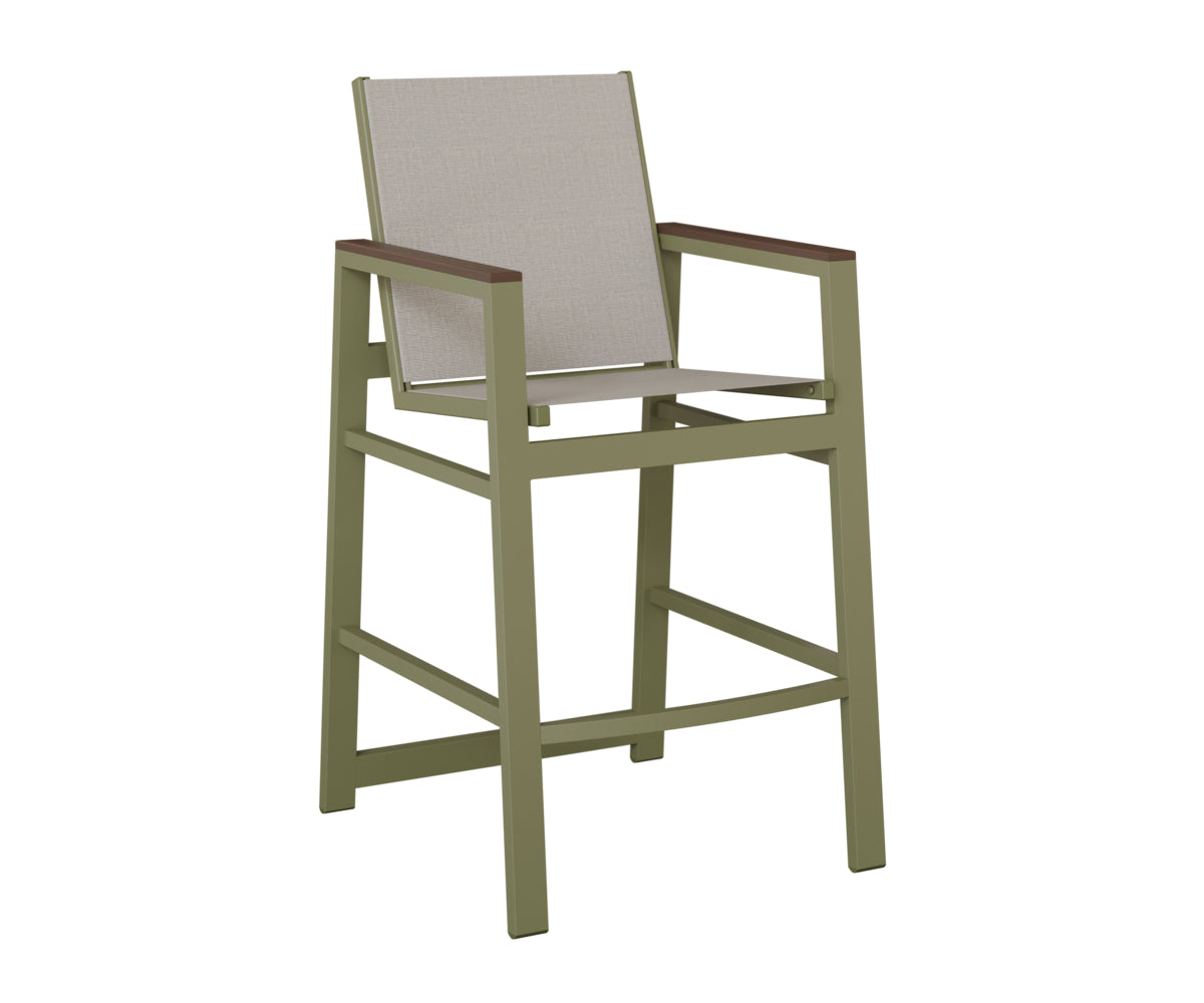 Berlin Gardens Vida Padded Sling Bar Chair
