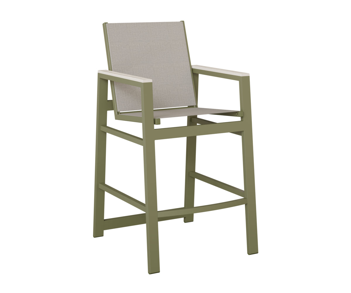 Berlin Gardens Vida Padded Sling Bar Chair