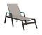 Berlin Gardens Vida Regular Sling Chaise Lounge with Arms
