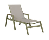 Berlin Gardens Vida Regular Sling Chaise Lounge with Arms