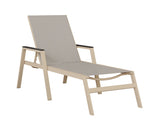Berlin Gardens Vida Regular Sling Chaise Lounge with Arms