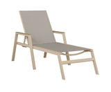 Berlin Gardens Vida Regular Sling Chaise Lounge with Arms