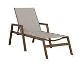 Berlin Gardens Vida Regular Sling Chaise Lounge with Arms