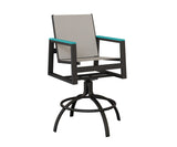 Berlin Gardens Vida Regular Sling Swivel Bar Chair