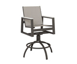 Berlin Gardens Vida Regular Sling Swivel Bar Chair