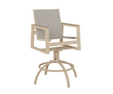 Berlin Gardens Vida Regular Sling Swivel Bar Chair