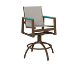 Berlin Gardens Vida Regular Sling Swivel Bar Chair