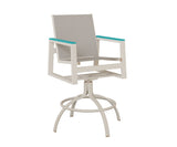 Berlin Gardens Vida Regular Sling Swivel Bar Chair