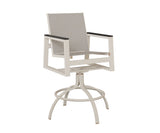 Berlin Gardens Vida Regular Sling Swivel Bar Chair