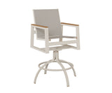 Berlin Gardens Vida Regular Sling Swivel Bar Chair