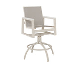 Berlin Gardens Vida Regular Sling Swivel Bar Chair