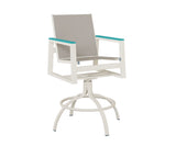 Berlin Gardens Vida Regular Sling Swivel Bar Chair