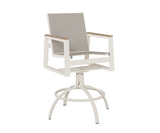 Berlin Gardens Vida Regular Sling Swivel Bar Chair