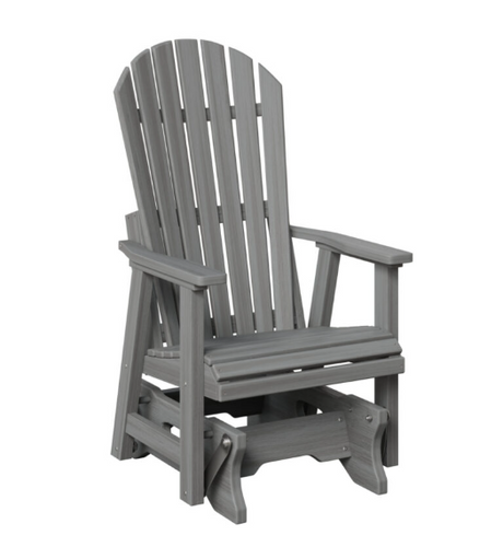 Weatherwood Single Glider Driftwood Gray