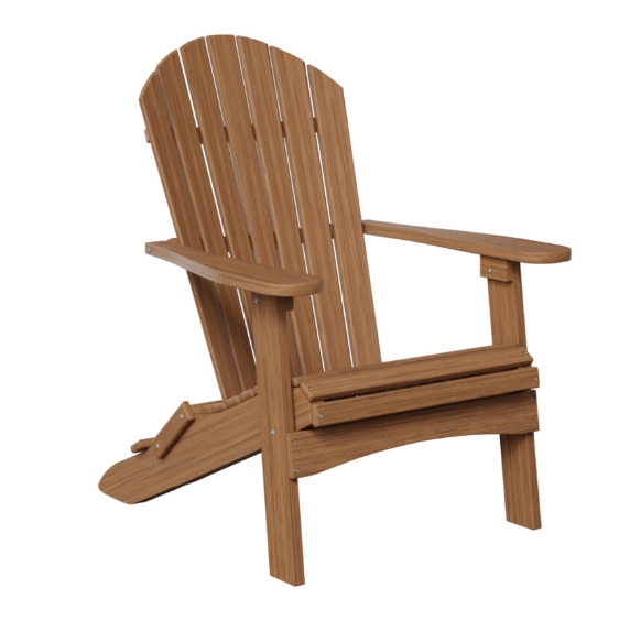 Weatherwood Folding Adirondack Chair Antique Mahogany