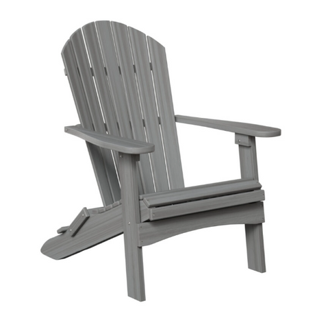 Weatherwood Folding Adirondack Chair Driftwood Gray